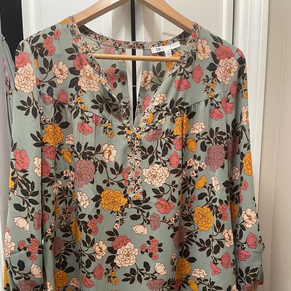 V-Neck Floral tunic